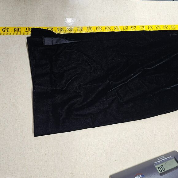 VTG Maggy London Petite Velvet Dress Sz 8 Black Whimsigoth Fairy Grunge Ren - Picture 8 of 9